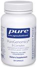 Suplemento de encapsulamentos puros PureGenomics B-Complex 120 cápsulas