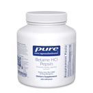 Suplemento de enzimas digestivas: encapsulamentos puros, betaína, HCl, pepsina, 250 cápsulas