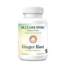 Suplemento de ervas Dr. Clark Store Ginger Root 500 mg 100 cápsulas