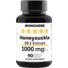 Suplemento de ervas MONOHERB Extrato de madressilva 1000 mg 90 cápsulas