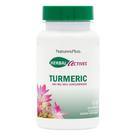 Suplemento de ervas NaturesPlus Turmeric 400 mg 60 cápsulas veganas