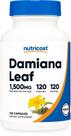 Suplemento de ervas Nutricost Damiana Leaf 1500 mg, 120 cápsulas