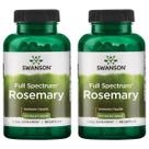 Suplemento de ervas Swanson Full Spectrum Rosemary 90 cápsulas 400 mg, 2 pacotes