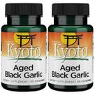 Suplemento de ervas Swanson Kyoto Aged Black Alho 650 mg 60 cápsulas Suplemento de ervas Swanson Kyoto Aged Black Alho 650 mg 60 cápsulas