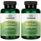 Suplemento de ervas Swanson Tri-Fiber Complex, 100 cápsulas, pacote com 2