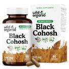 Suplemento de ervas Wild & Organic Black Cohosh 540mg 90 cápsulas Suplemento de ervas Wild & Organic Black Cohosh 540mg 90 cápsulas