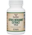 Suplemento de extrato de bergamota cítrica de madeira dupla 1000 mg