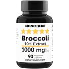Suplemento de extrato de brócolis MONOHERB 1000mg 90 cápsulas