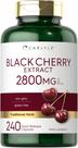 Suplemento de Extrato de Cereja Preta Carlyle - 2800mg - 240 Cápsulas