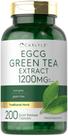 Suplemento de extrato de chá verde Carlyle EGCG 1200 mg 200 cápsulas