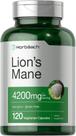 Suplemento de extrato de cogumelo Horbäach Lions Mane 4200 mg 120 cápsulas