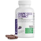 Suplemento de extrato de semente de uva Bronson 400 mg 180 cápsulas