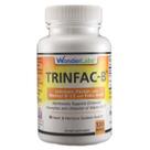 Suplemento de fator intrínseco da Wonder Laboratories com ácido fólico e vitamina B-12 1000mcg 120 cápsulas