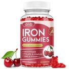 Suplemento de ferro Dilib Iron Gummies para mulheres e homens 60 gomas