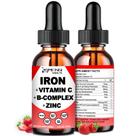 Suplemento de ferro líquido AMENQ HHealth com vitamina C Vegan