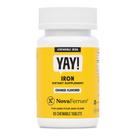Suplemento de Ferro NovaFerrum Yay Mastigável - 18mg (90 Porções)