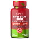 Suplemento de ferro ORZAX Lipossomal Technology 25 mg 90 cápsulas