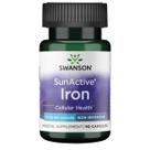 Suplemento de ferro Swanson Sunactive 15mg 90 cápsulas