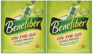Suplemento de fibra Benefiber Stick, pacote com 56 palitos, 112 g, pacote com 2