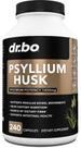 Suplemento de fibra Dr. Bo Psyllium Husk em cápsulas para adultos Suplemento de fibra Dr. Bo Psyllium Husk em cápsulas para adultos