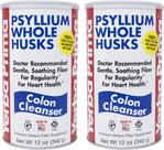 Suplemento de fibra para limpeza do cólon Yerba Prima Psyllium Husk