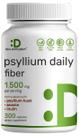 Suplemento de fibra Suplemento de oferta Psyllium Husk 1500 mg 300 cápsulas