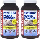 Suplemento de fibra Yerba Prima Psyllium Husk Powder 350mL x2