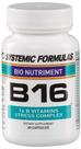 Suplemento de fórmulas sistêmicas 115 Stress Complex 16B Vitamin Suplemento de fórmulas sistêmicas 115 Stress Complex 16B Vitamin