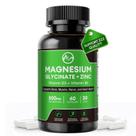 Suplemento de glicinato de magnésio de M inch com zinco, vitamina D3 e B6