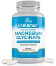 Suplemento de glicinato de magnésio MOGO Chelamax 200 mg cápsulas