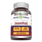 Suplemento de inositol Amazing Nutrition 500 mg 200 cápsulas