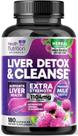 Suplemento de limpeza do fígado Health Nutrition Naturals 180 cápsulas