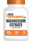 Suplemento de magnésio BulkSupplements.com Citrato de magnésio 400 mg