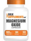 Suplemento de magnésio BulkSupplements.com Óxido de magnésio 500mg Suplemento de magnésio BulkSupplements.com Óxido de magnésio 500mg