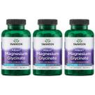 Suplemento de magnésio quelatado Swanson 133mg 90 cápsulas x3 Suplemento de magnésio quelatado Swanson 133mg 90 cápsulas x3
