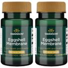 Suplemento de membrana de casca de ovo Swanson Ultra 500 mg 30 cápsulas vegetais x2 Suplemento de membrana de casca de ovo Swanson Ultra 500 mg 30 cápsulas vegetais x2