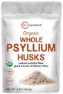 Suplemento de microingredientes: cascas orgânicas inteiras de psyllium Suplemento de microingredientes: cascas orgânicas inteiras de psyllium