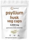 Suplemento de microingredientes Psyllium Husk 3.000 mg 500 cápsulas Suplemento de microingredientes Psyllium Husk 3.000 mg 500 cápsulas