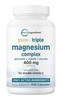 Suplemento de microingredientes Triplo Magnésio 400 mg 300 cápsulas