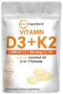 Suplemento de microingredientes Vitamina D3 2.000 UI + K2 50mcg