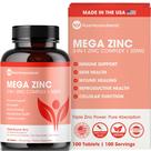 Suplemento de micronutrientes puros Mega Zinc 50 mg 100 comprimidos