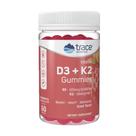 Suplemento de minerais vestigiais de vitamina D3 + K2, gomas, 60 porções