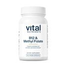 Suplemento de nutrientes vitais: vitamina B12 e folato de metilo 100 cápsulas