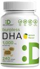 Suplemento de oferta de suplementos de DHA 240 cápsulas gelatinosas com sabor de limão Suplemento de oferta de suplementos de DHA 240 cápsulas gelatinosas com sabor de limão