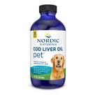 Suplemento de óleo de fígado de bacalhau para animais de estimação Nordic Naturals 240 ml