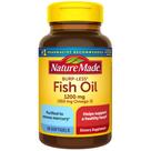 Suplemento de Óleo de Peixe Nature Made Burp-Less - 1200mg - 60 Cápsulas Suplemento de Óleo de Peixe Nature Made Burp-Less - 1200mg - 60 Cápsulas