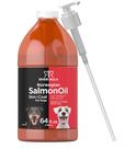 Suplemento de óleo de salmão Horbaach para cães 1,89 L com bomba