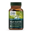 Suplemento de óleo de semente preta Gaia Herbs 60 cápsulas veganas