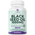 Suplemento de óleo de semente preta PurePremium 500 mg 90 cápsulas