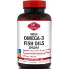 Suplemento de óleos de peixe Olympian Labs Mega Omega 3 60 porções